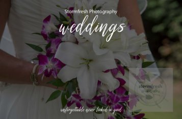 Wedding Brochure by Stormfresh Photography
