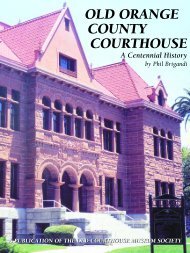 Old Orange County Courthouse - A Centennial History