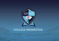 Yorkshire Cricket College Prosectus