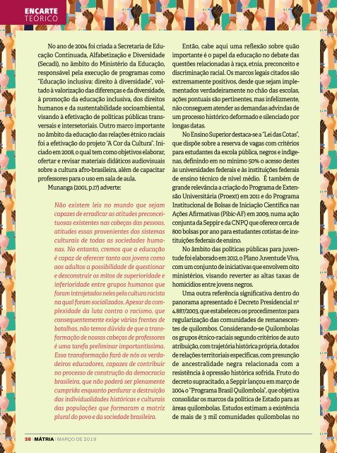 Revista Mátria 2019