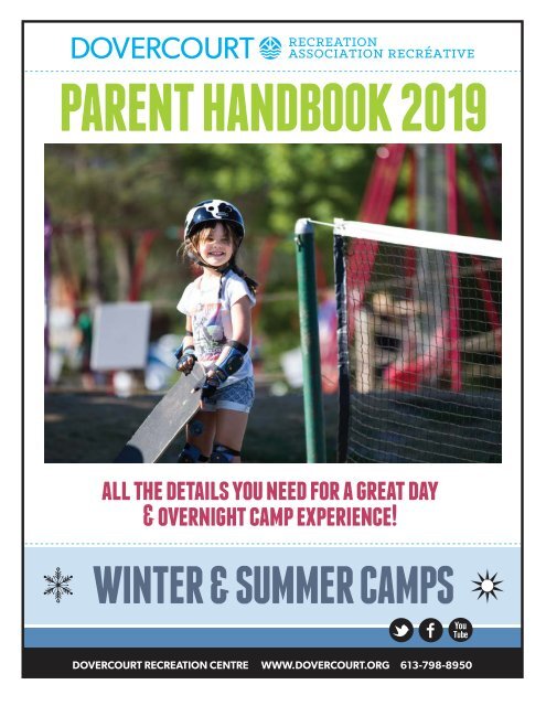 Dovercourt Parent Handbook 2019 - Winter and Summer Camps