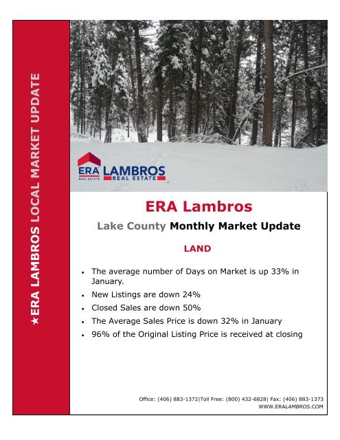 Lake County Land Market Update - January 2019