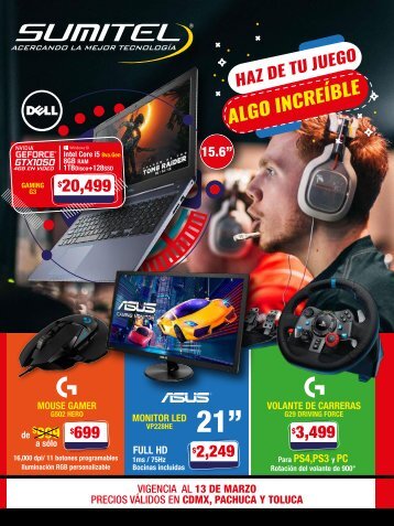 Checa el nuevo catálogo Gamer 