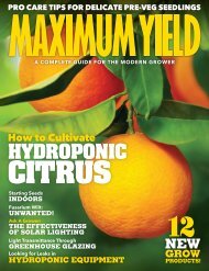 Maximum Yield Modern Growing | Vol 21. Issue 03 2019