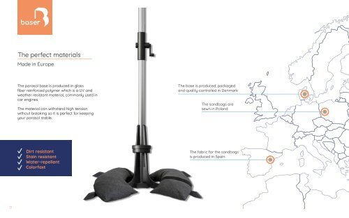 Parasol base - Baser Parasol base