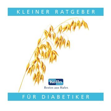 KLEINER RATGEBER FÜR DIABETIKER - Peter Kölln KGaA