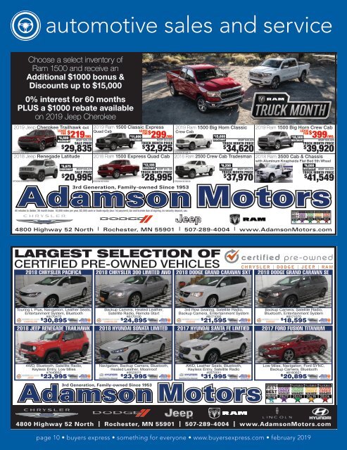 Buyers Express - Rochester Edition - February 2019