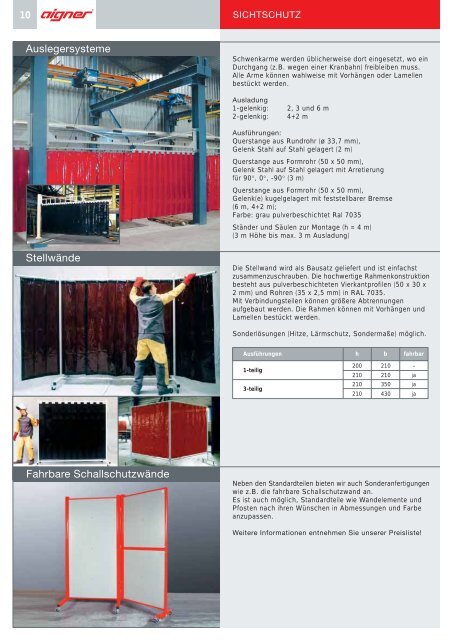 SCHALL- / SICHTSCHUTZ - Aigner GmbH