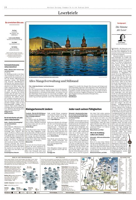 Berliner Zeitung 09.02.2019