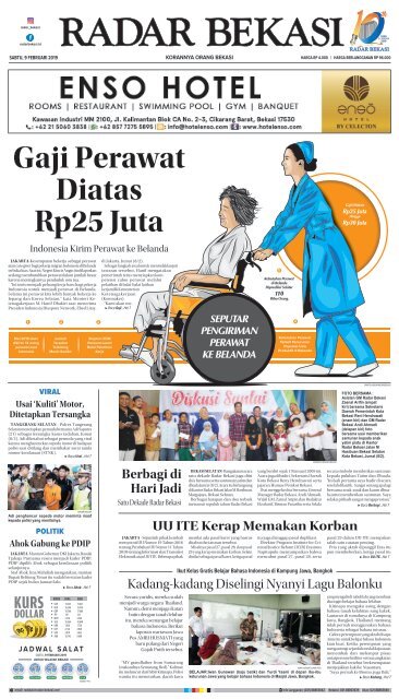 E - PAPER RADAR BEKASI EDISI 10 FEBRUARI 2019