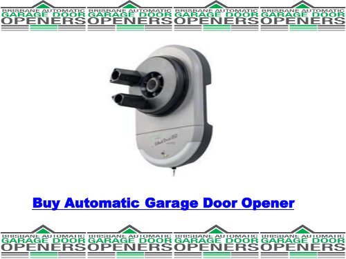 Buy Automatic Garage Door Opener