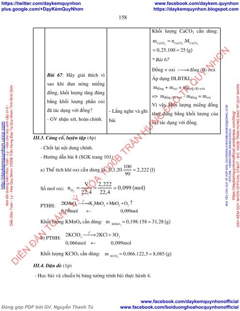 Rèn luyện kĩ năng cơ bản để giải bài tập Hóa học 8 cho học sinh ở trường THCS