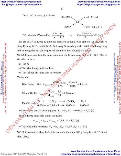 Rèn luyện kĩ năng cơ bản để giải bài tập Hóa học 8 cho học sinh ở trường THCS