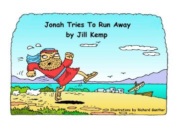 Jonah Tries to Run Away