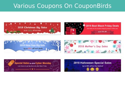 CouponBirds 2019 Media Kit