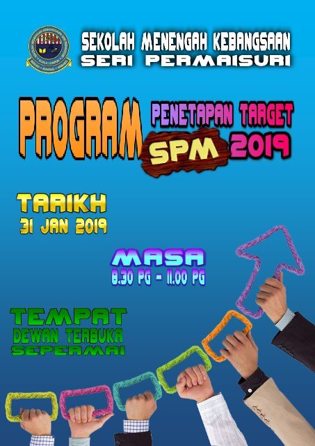 BUKU PROGRAM PENETAPAN TARGET SPM  2019