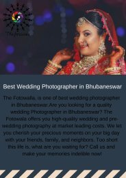Best Wedding Photographer in Bhubaneswar