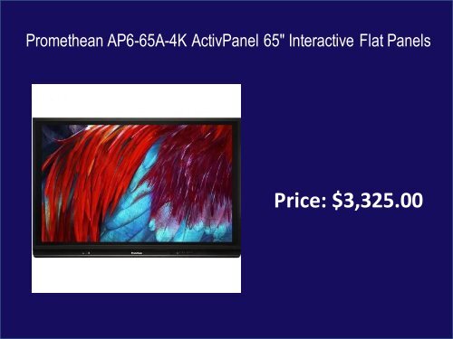 Promethean Interactive Flat Panel