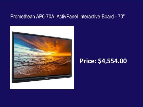 Promethean Interactive Flat Panel