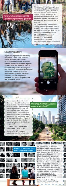 Flyer Digitalisierung & Nachhaltigkeit