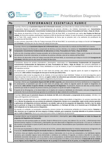 essentials_RUBRIC e_Worker español