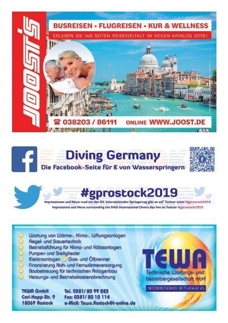 64. Internationaler Springertag & 25. FINA Diving Grand Prix 2019