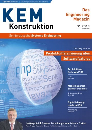 KEM Konstruktion Systems Engineering 01.2016