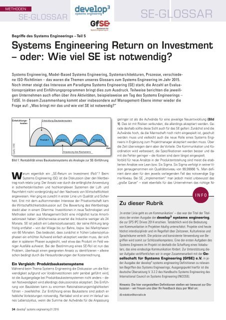 Develop³ Systems Engineering 01.2016