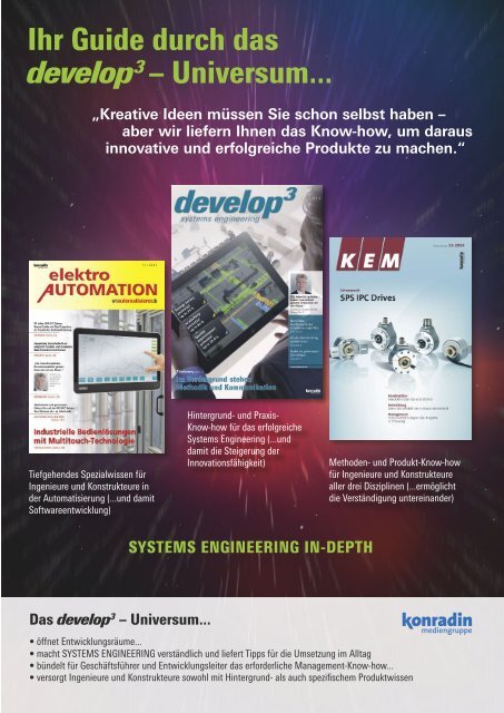 Develop³ Systems Engineering 01.2014