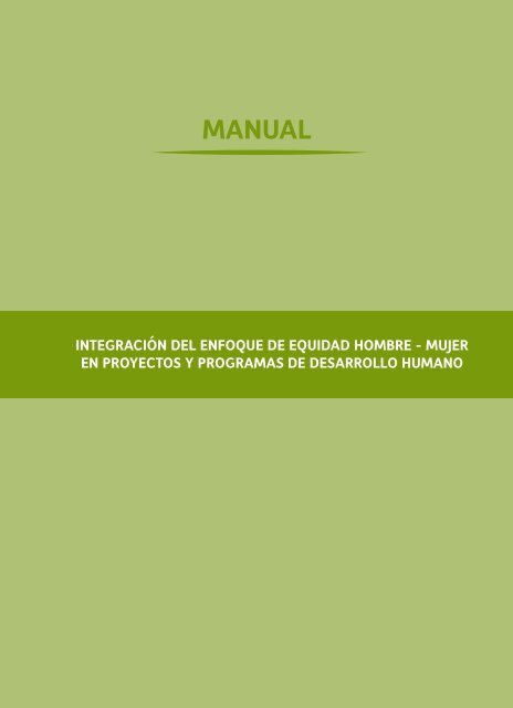 MANUAL DE EQUIDAD HOMBRE - MUJER Cártias pdf