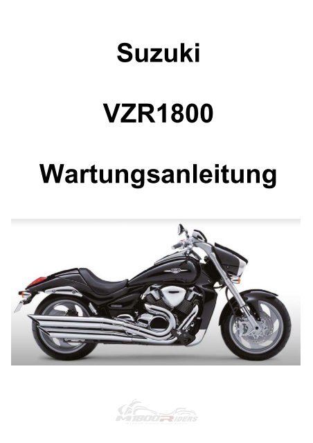 VZR1800 Wartungsanleitung