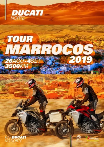 Tour Marrocos Ducati Norte  2019 Programa