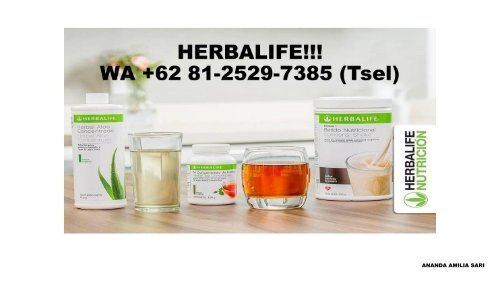 PROMO, WA +62 81-2529-7385, Herbalife Malang Kaskus