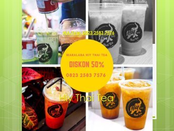 BARU!, CALL:0823-2583-7576, Bisnis Minuman Teh