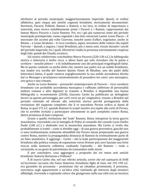 Pagine di storia brindisina