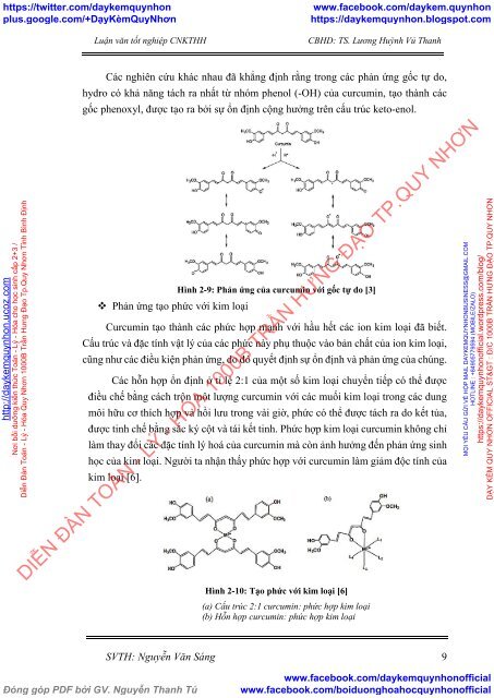 Trích ly hợp chất curcuminoid trong củ nghệ vàng và tạo hệ liposome từ dịch chiết này (2017)