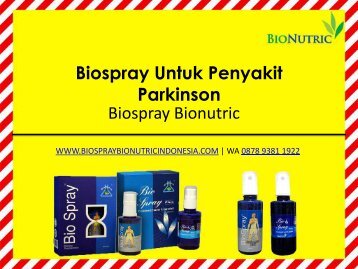 Harga Obat Herbal Parkinson Biospray Bionutric | WA 0878 9381 1922