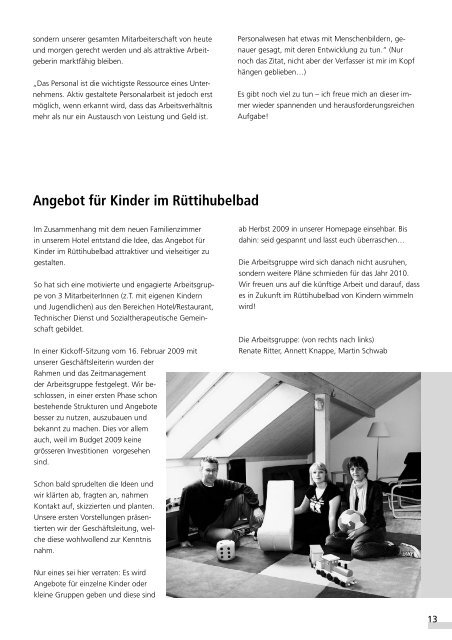 Mitteilungen Nr. 86 Sommer/Johanni 2009 - Stiftung Rüttihubelbad