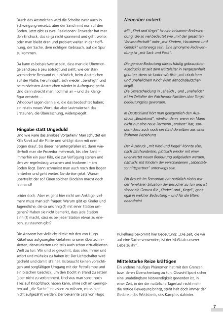 Mitteilungen Nr. 86 Sommer/Johanni 2009 - Stiftung Rüttihubelbad