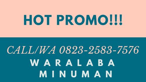 PASTI UNTUNG!!!,  CALLWA 0823-2583-7576,  JUAL THAI TEA