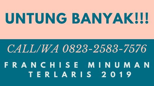 PROMO WARALABA!!!,  CALLWA 0823-2583-7576,  WARALABA THAI TEA