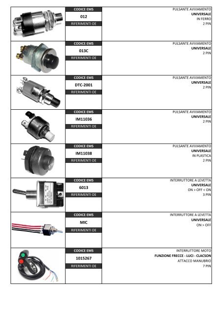 Catalogo EMS Line 2019