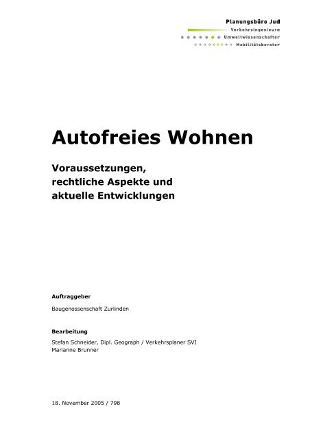 Autofreies Wohnen Voraussetzungen, rechtliche Aspekte und ...