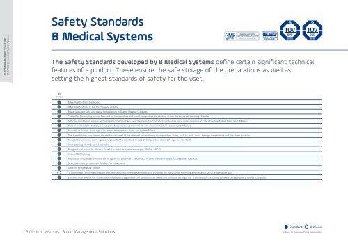 B Medical Systems Thrombozytenagitatoren PA Range