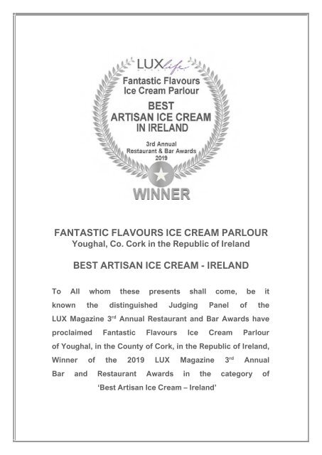 Fantastic Flavours Media Mentions 2019