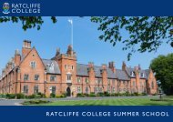 Ratcliffe College Language Summer School 2019