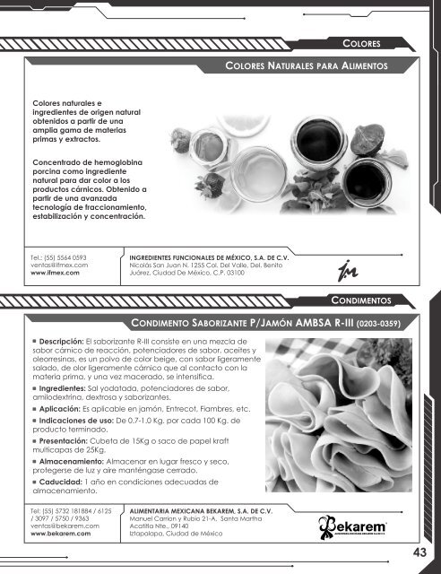 DITECA - Diccionario Técnico Cárnico 2019