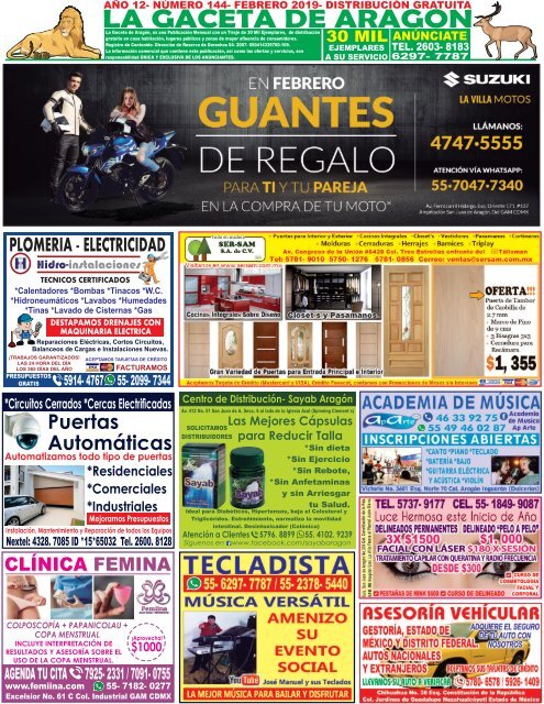 Gaceta de Aragon Febrero 2019