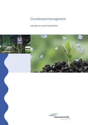 Grundwassermanagement - Harzwasserwerke GmbH