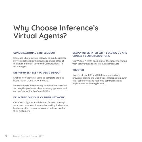 Inference Solutions Brochure